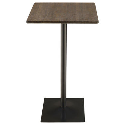 Staccato - 3 Piece Square Bar Table Set - Dark Brown