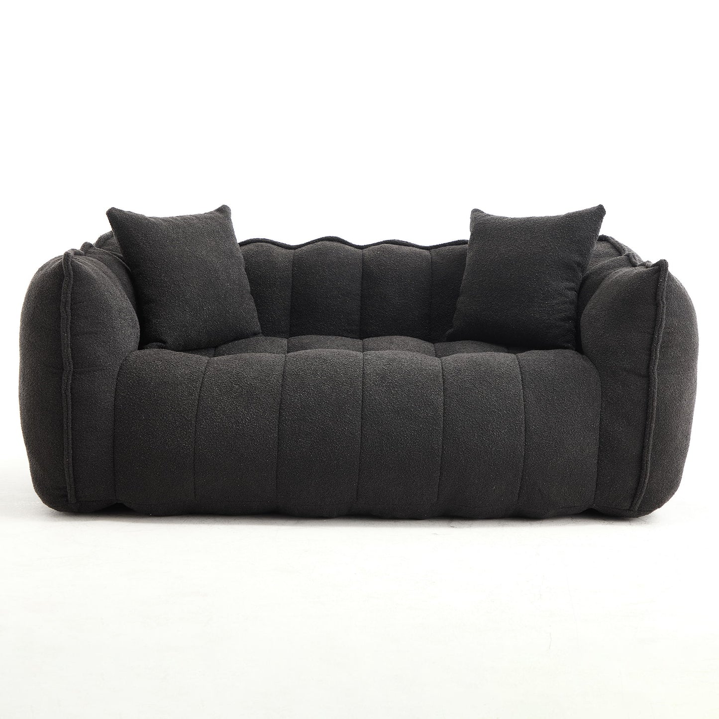 Cozy Beanbag Chair With High Resilience Foam Core For 2