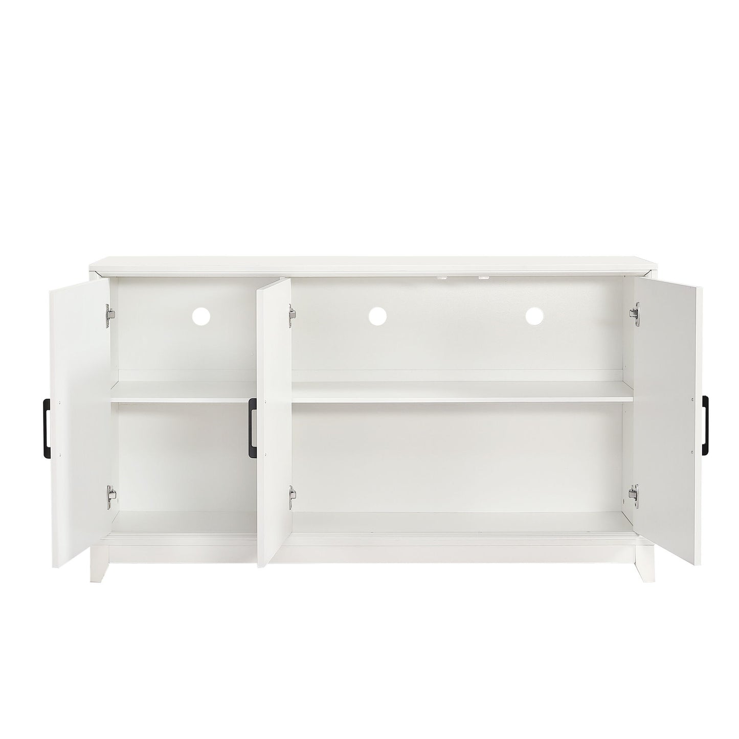 TV Stand, Media Console Cabinet With 2 Spacious Storage Space