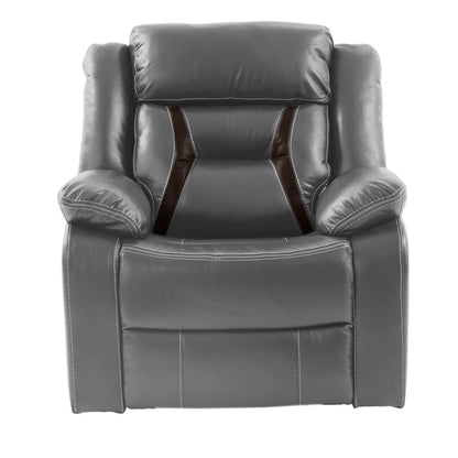 Modern Recliner With Pillow Arms And Headrest