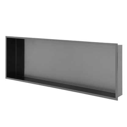 Stainless Steel Shower Niche With Seamless Design For Bathroom Storage