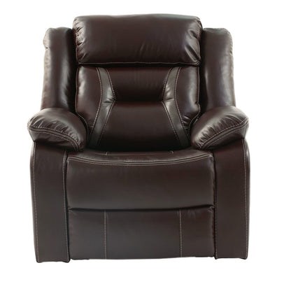 Modern Recliner With Pillow Arms And Headrest