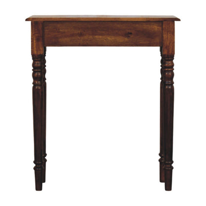 Turned Legs Drawer Console Table