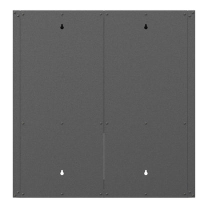 Metal Wall Mounted Tool Storage Cabinet With Locking Door, 1 Shelf & 1 Drawer
