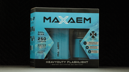 MaXaem 6 Volt Flashlight and Battery