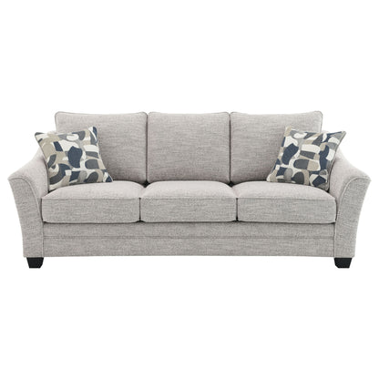 Mingle ] Upholstered Sofa - Light Gray