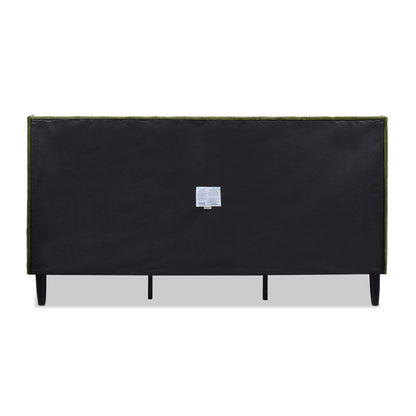 Aspen - Vertical Tufted Modern Headboard Platform Bed Set