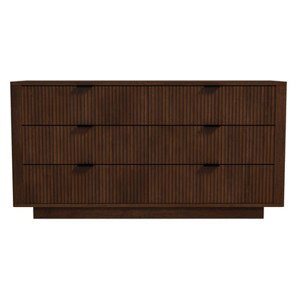 Lola - Dresser With 6 Drawers - Dark Brown