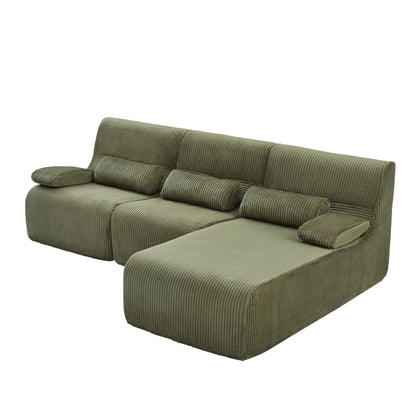 Oversized Sectional Sofa, Living Room Seating With Modular Design