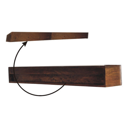 Lunar - 2 Drawer Floating Console - Chestnut