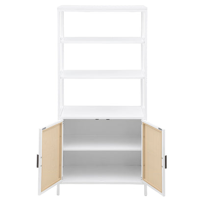 Kenneth - 3 Shelf Radio Weave Accent Cabinet