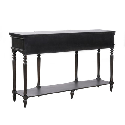 Retro Console Table With 3 Soft Close Drawers