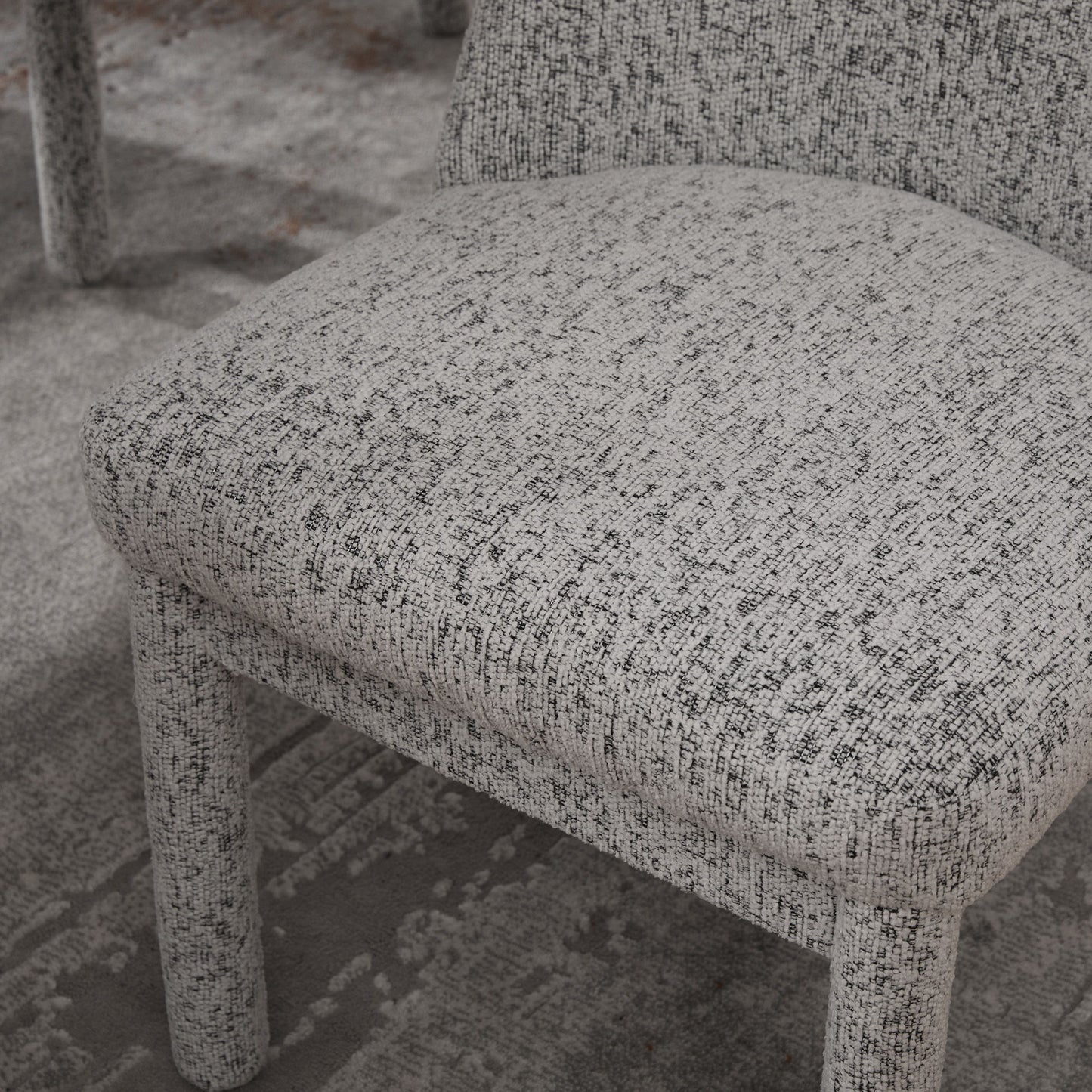 Wide Minimalist Dining Chair
