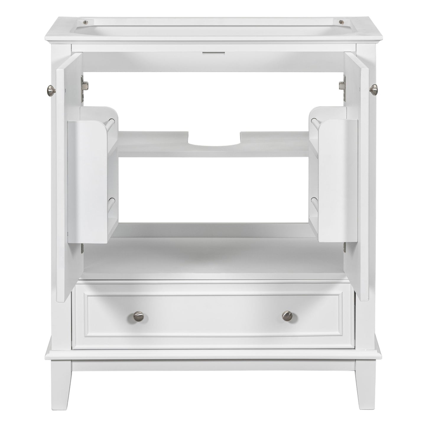 Modern Bathroom Vanity Base Only With Doors And Drawer