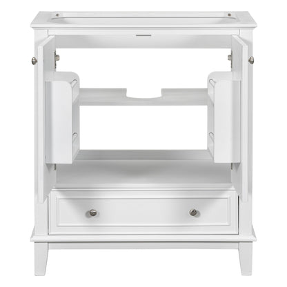 Modern Bathroom Vanity Base Only With Doors And Drawer