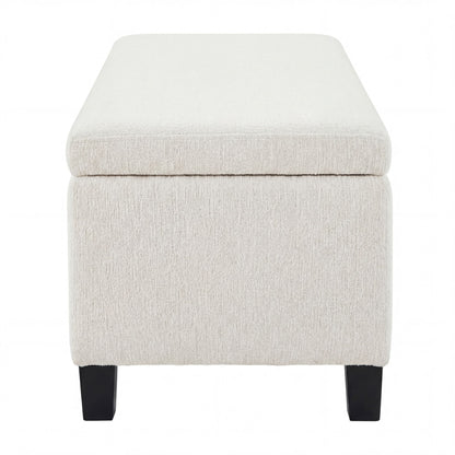Upholstered Storage Ottoman Bench