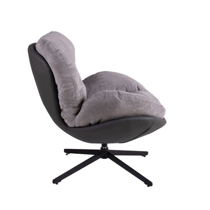 360° Swivel Office Chair, No Wheels