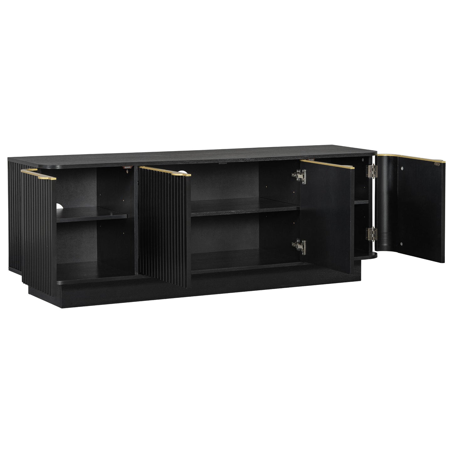 Farmhouse Matching Coffee Table & TV Console Set