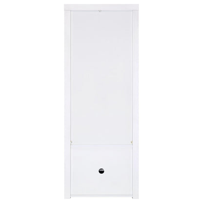 Lance - 3 Piece TV Entertainment Center With Shelves - Gloss White