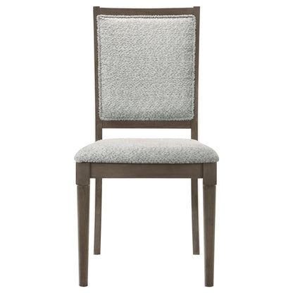 Perkins - 5 Piece Rectangular Dining Set With Chairs - Dark Brown