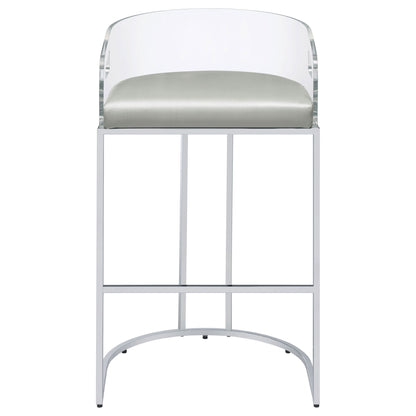 Mello - Upholstered Bar Chair (Set of 2) - Gray