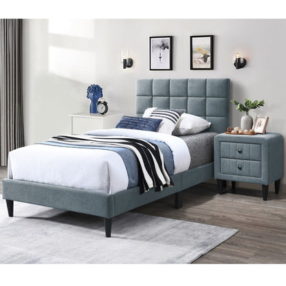 Modern Bed With Adjustable Headboard