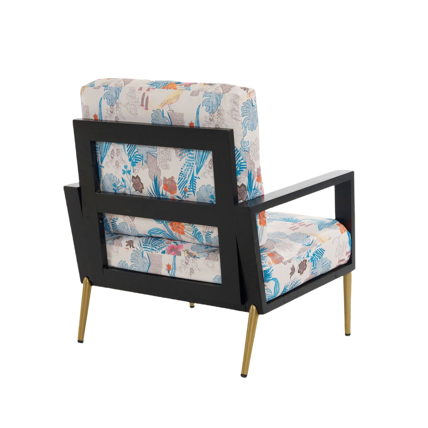Modern Armchair With Solid Wood Frame