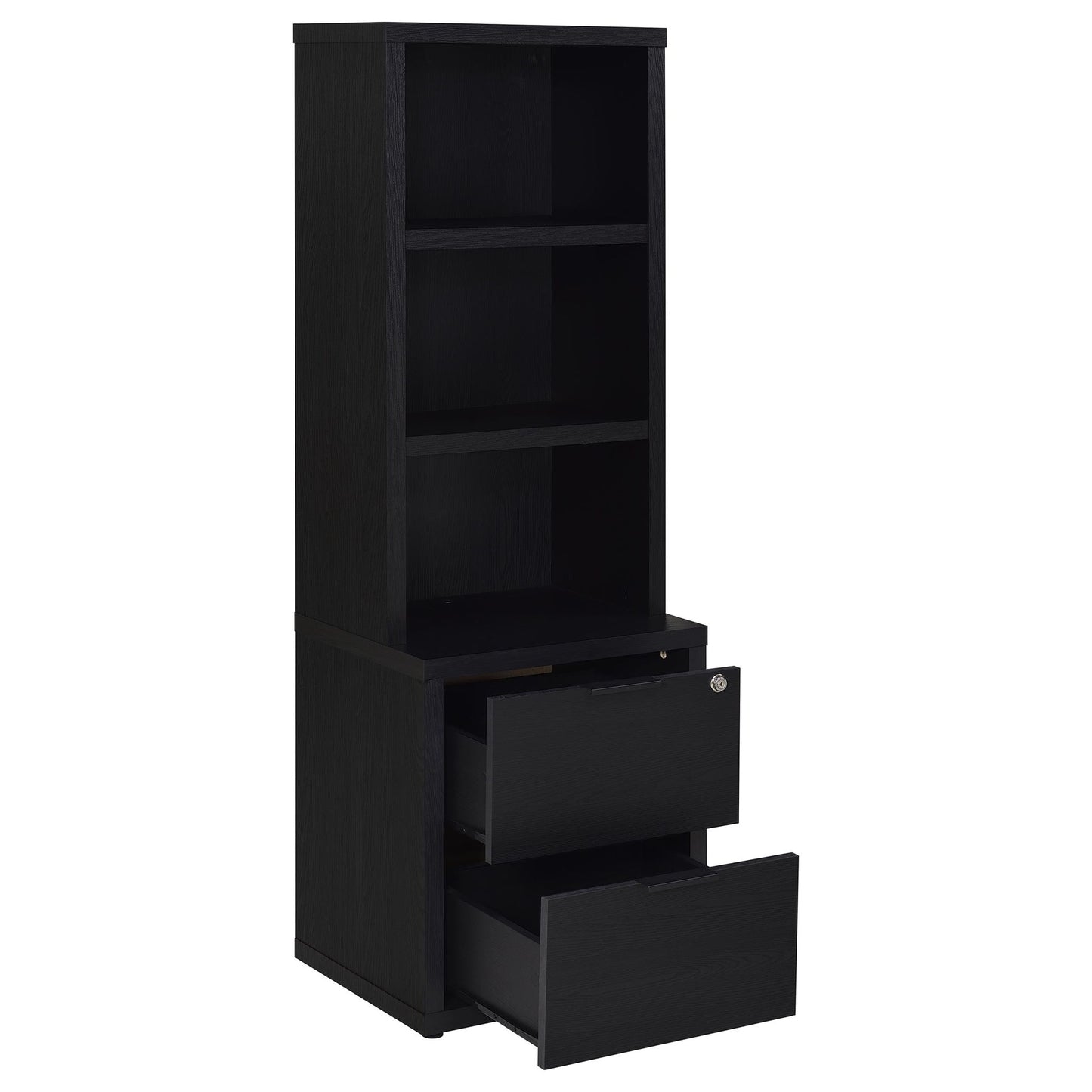 Geary - 3 Piece Bedroom Set With Bookcase Headboard