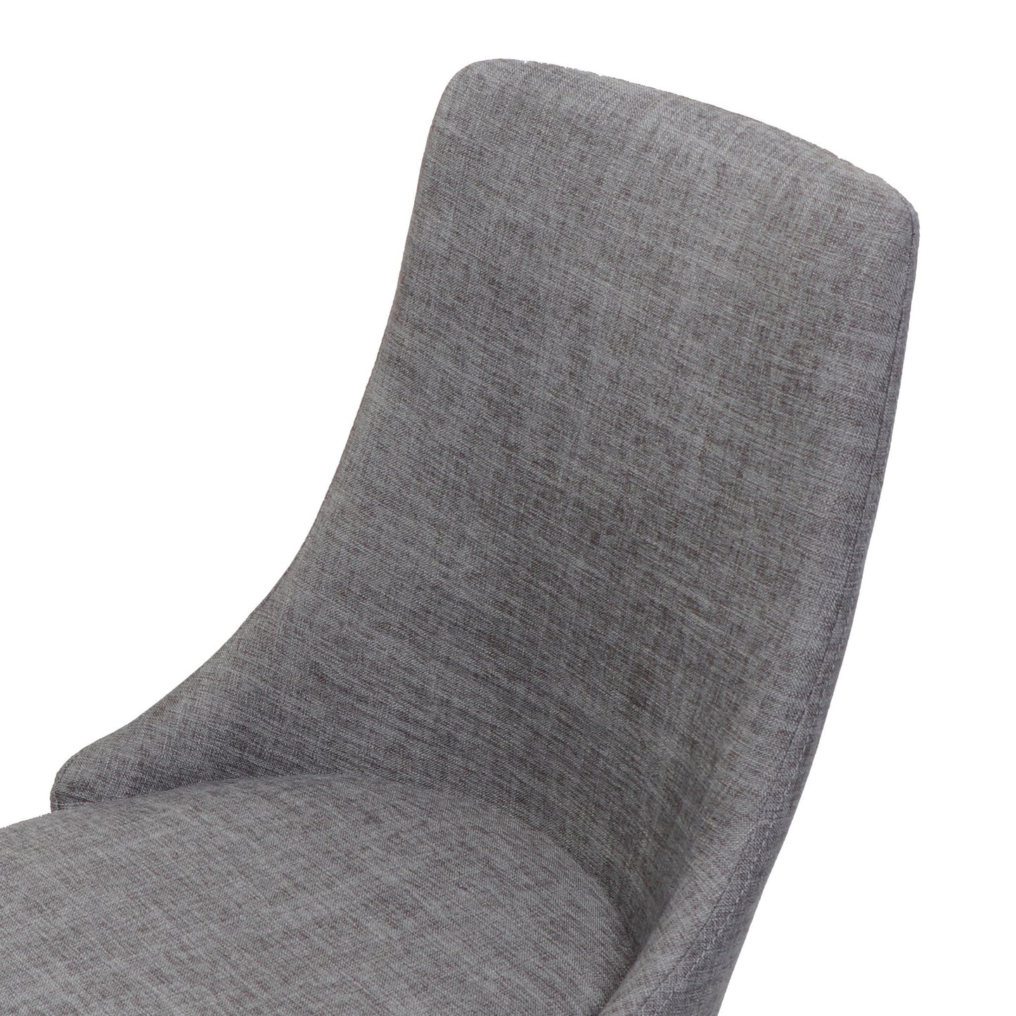Mid Century Modern Fabric Armless Dining Chair