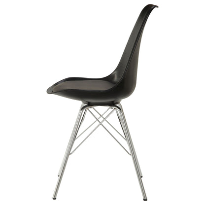 Padded Dining Chair (Set of 2) - Black