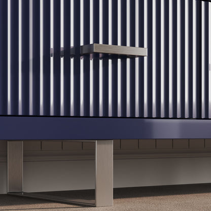 TV Stand With Slatted Drawers