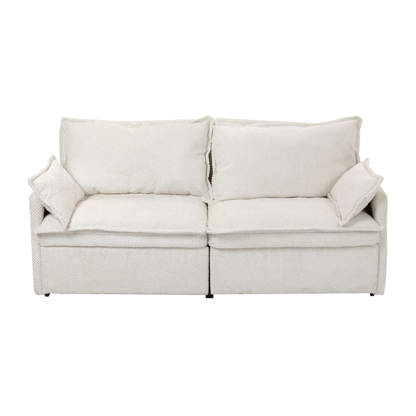 Pull Out Sofa Bed, Convertible Sleeper Sofa Couch, Side Storage, And USB / C - Type Charging Ports Chair