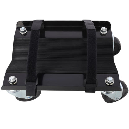 Heavy Duty Snowmobile Dolly With V Slide And Swivel Casters Steel, 1500Lbs Capacity