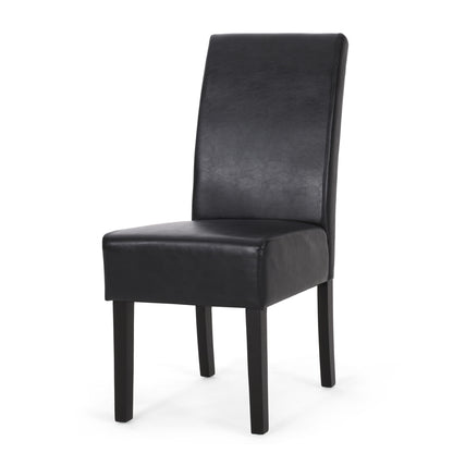 Contemporary Dining Chair With Rubberwood Legs (Set of 2)