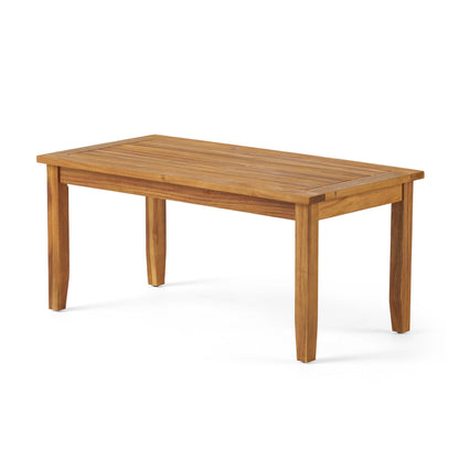 Outdoor Chat Set With Coffee Table And Loveseat