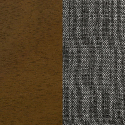 Upholstered Dining Bench - Brown / Gray