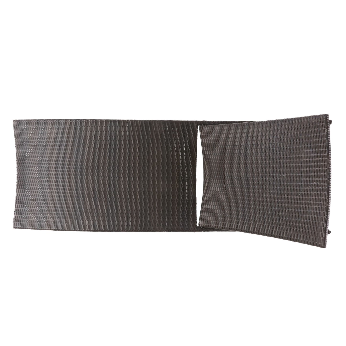 Kauai - Modern Style Wicker Chaise Lounge - Brown Multi