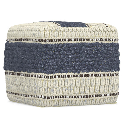 Grady - Handcrafted Square Pouf