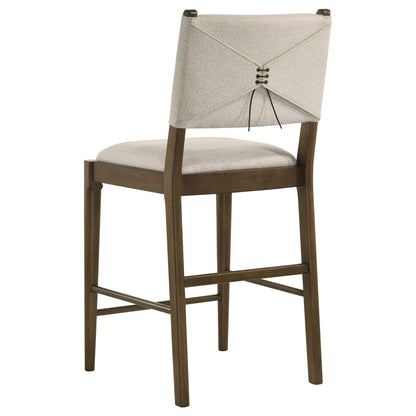 Crispin - Upholstered Counter Side Chair (Set of 2) - Brown