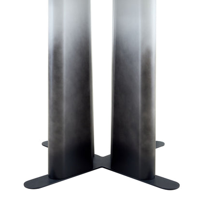 Round Dining Table With Cross Base, Modern Home Furniture