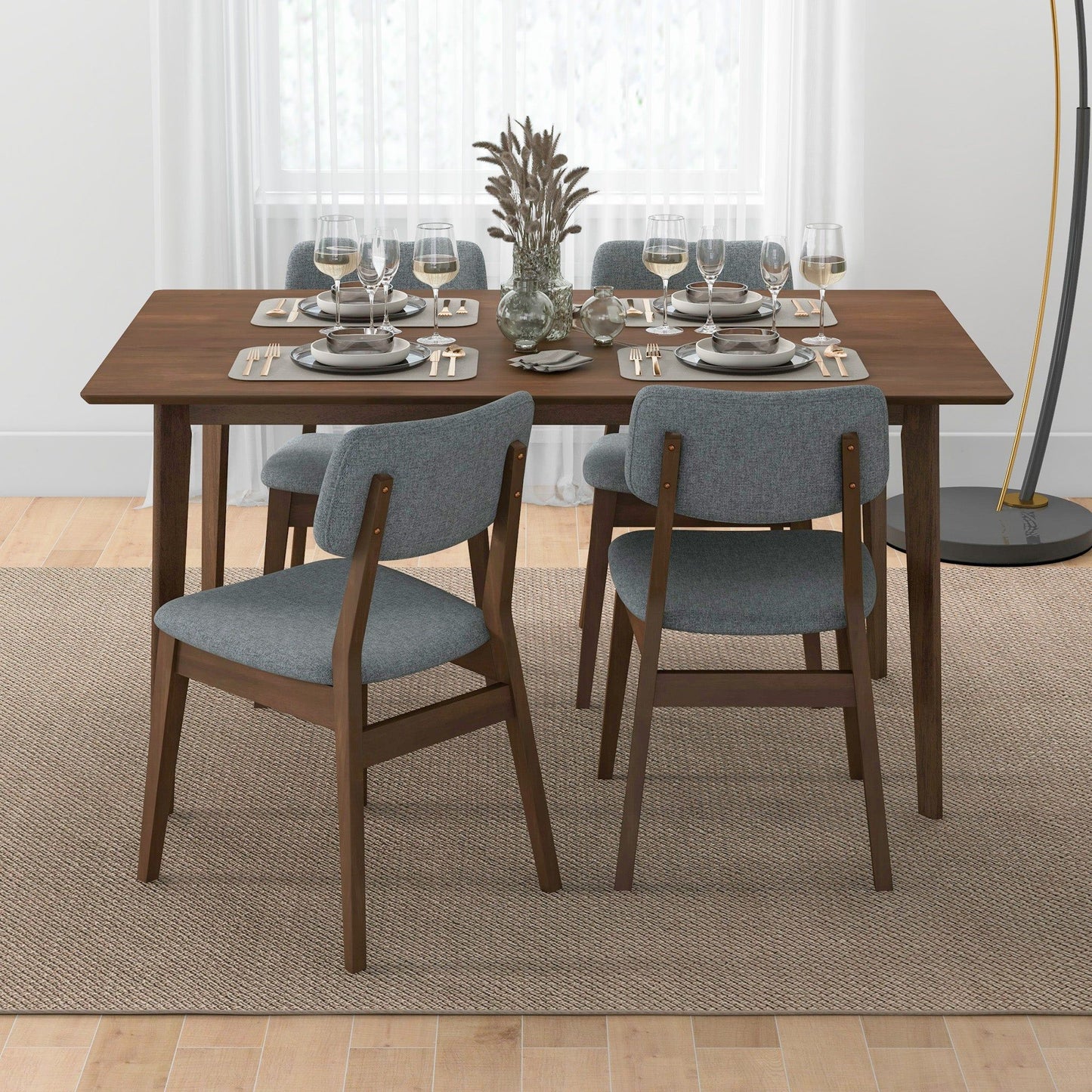 Carlos - Solid Back Side Chair (Set of 2)
