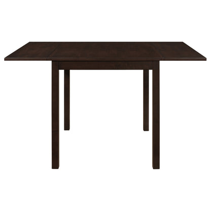 Vanetta - 3 Piece Dining Set With Drop Leaf Table And Chairs - Cappuccino