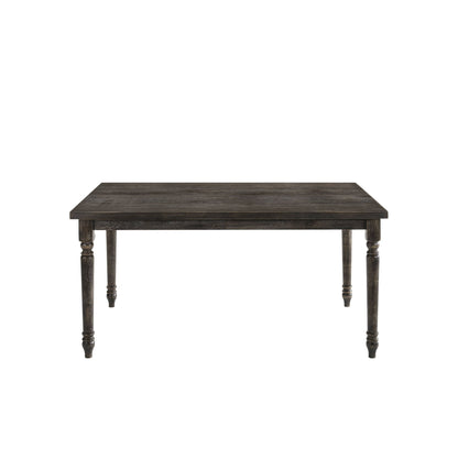 Claudia II - Weathered 7 Pieces Dining Room Set - Gray