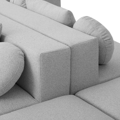 Boneless - Couch Modular Sectional Sofa With Deep Seating And Curved Design