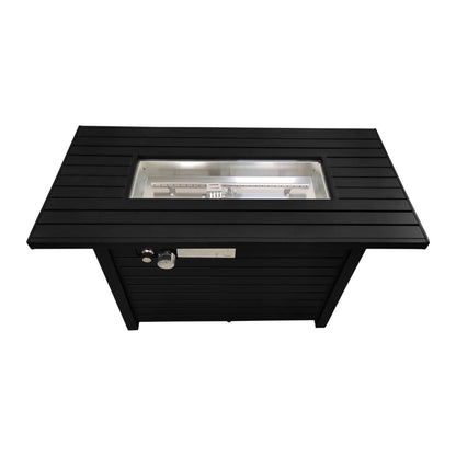 Outdoor Fire Pit Table With Lid Fuel Versatility