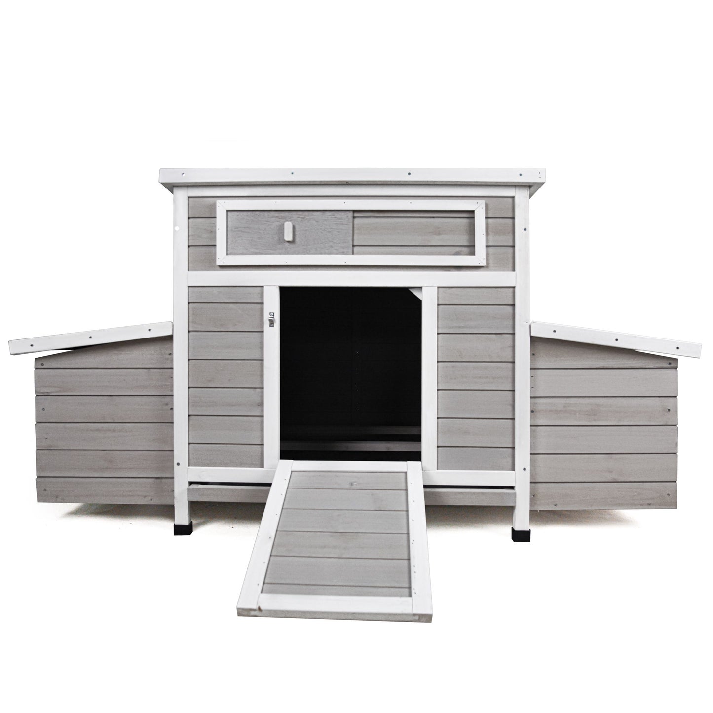 Large Chicken Coop Outdoor Hen House With Dual Nesting Boxes