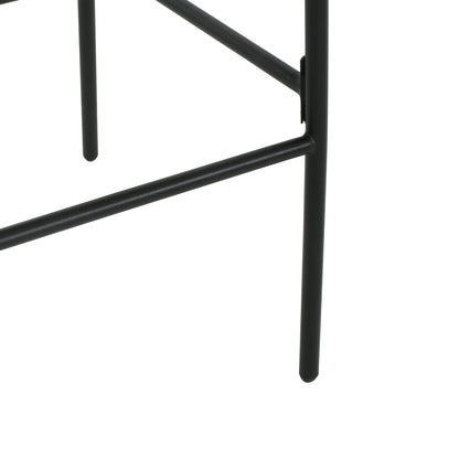 La Push - Outdoor Rope Barstool (Set of 2) - Black / Brown