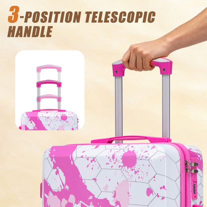 3 Piece With Combination Lock And Silent Wheels