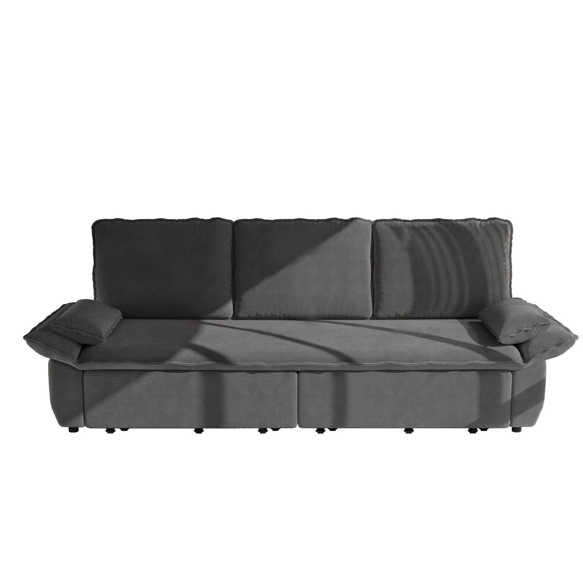King Size Pull Out Sofa Bed, 3 In 1 Convertible Multifunctional
