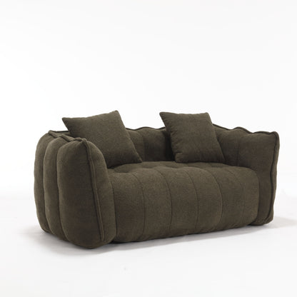 Cozy Beanbag Chair With High Resilience Foam Core For 2
